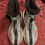 Kendall + Kylie Holographic Sneakers with Black Fur Photo 0