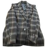 Chadwick's  of Boston Plaid Wool Blazer Size 14 Photo 0