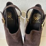 Vince Camuto Vince Camino Kreitha Leather Suede Stiletto Heels Booties in Roor Beer Brown Photo 7