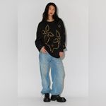 Free People NWT  + Ragabond Stud Flower Pullover Photo 3