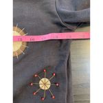 Vtg Timberlea Full Zip Front Sweatshirt Women Medium Black 3D Art To Wear Beaded Photo 8