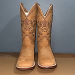 Agave  BOOTS women’s size 10 Dulce Mariel Tan Embroidered Cowboy Runs small Photo 11