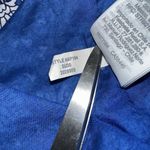 J.Crew Belted Tunic Midi Dress Cerulean Night Sky Block Print Small Beach Resort Blue Photo 9