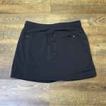 L.L.Bean Wrap Snap Skort Zip Pockets Black Casual Outdoor Golf Women's Size 14 Photo 7