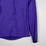 Nike Pro Dri Fit 1/2 Zip Pullover Purple Sz S Photo 3