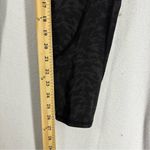 Athleta  Rainer Cheetah Printed Tight Leggings Pocket Reflective Small Black Photo 3