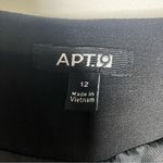 Apt. 9  black blazer with ruched sleeves size‎ 12 Photo 3
