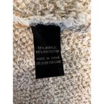 Fortune & Ivy Layla Seamless Open Cardigan Cream,Tan & Grey L Gray Size L Photo 10