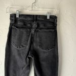 Abercrombie & Fitch Black Jeans 27 High Rise Super Skinny Ankle Tie Hem Stretch Photo 4