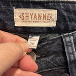 Shyanne  Boho Western Flare‎ Bell Bottom Bootcut Jeans Womens Size 27x33.5 Photo 5