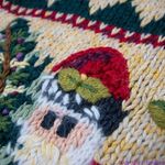 Vintage BonWorth Christmas ugly sweater, 3D, Santa‎ Clause, cardinal, M Red Size M Photo 13