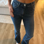 ZARA  straight leg flare jeans  Photo 0