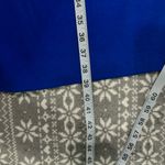 Talbots  Royal Blue Cotton Shirt Dress‎ Knee Length Size X-Large Petite Photo 9