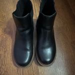Soda  Black Leather Booties Photo 2