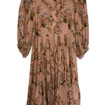 ByTiMo Floral Dobby Textured Ruffle Puff Sleeve Dress Photo 2