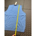 Ann Taylor NWT  100% Cashmere Sweater Vest Blue Soft Top Womens‎ Size XXL Photo 6