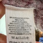 Free People  M Sweater Pullover Alpaca Mohair Blend V-Neck Purple Knit Long sleev Photo 6