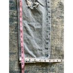 American Eagle  Pale Wash Distressed Straight Leg Mom Jeans Size 0 Photo 7