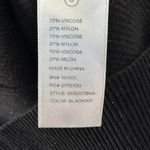 Good American Bold Shoulder Cutout Ribbed Black Midi Dress Bodycon Shaping Small Photo 3