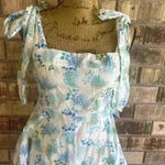 NWOT mini floral dress size M Blue Size M Photo 2