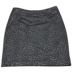Pure Amici Women’s Size‎ Large Skirt Leopard Print Preppy Classic City Party Photo 0
