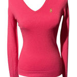 Ralph Lauren  sport hot pink v-neck sweater size xs Photo 0