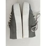 Superga  Womens Size 37.5 Gray Canvas Platform Chunky Lace Up Sneakers Shoes US 7 Photo 4