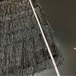 ✨ Maner Women’s Black Silver Fringe Mini Skirt Large NWT Concert Photo 9