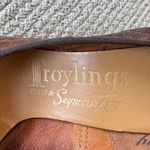 Vintage Troylings 40s/50s Dk Brown Alligator Leather Pumps Heels Dress Shoes 5 Photo 3