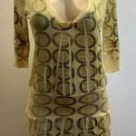 Sublimation Size Small Rare Print Long Shirt/Mini Dress. Green Photo 1