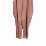 Old Navy Women's XXL Maternity Brown Tie Strap Fleece Sweatshirt Jumpsuit Lounge Photo 2