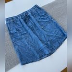 Jones New York JONES NY Signature Chambray Blue Tencel Drawstring Skirt Size 8 NWT Photo 4