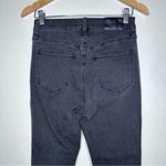 Madewell Berkeley Black 10" High-Rise Skinny Jeans Button-Through Edition Photo 6