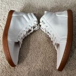 FeelGrounds Barefoot Minimalist Highrise Knit Shoes Lace Up Women's Size 7 White Photo 1