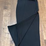 NWT Verdusa Black Cut Out Waist Side Slit Bodycon MIDI Dress Size L Photo 7