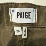 Paige Mayslie Straight Ankle Utility Pant Womens 29 Vintage Olive Meadow MidRise Photo 8