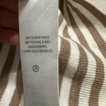 Splendid x Cella Jane Striped Front Seam Sweater new without tags. Size L brown Photo 11