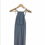 Show Me Your Mumu Amanda Maxi Bridesmaid Wedding Dress Sleeveless Blue Steel XXS Photo 12
