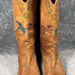 Zodiac Women's 6  USA Genuie Leather Western Cowboy Pointed Toe Boots Horse Photo 0