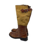 Matisse‎ Suede and Leather Tan Cognac Brown Tall Riding Boots Size 7.5 Photo 6