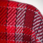 Vince Camuto XL Red Gray Plaid Shawl Poncho Top Photo 4