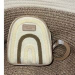 Bath & Body Works  Makeup Travel Skincare Bag Tote Neutral Rainbow Tan Cream Boho Photo 0