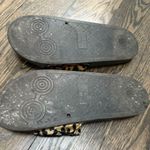 Steve Madden Leopard Print Slides with Floral Embroidery Photo 2