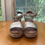Sperry Gold Leather Espadrille Ankle Strap Open Toe Ankle Strap Shoes, Size 7 Photo 4