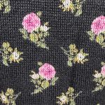 Victoria's Secret  black floral thermal long sleeve top Womens Medium Photo 5