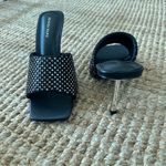 AZALEA WANG Black Studded Women's Shoes SIZE 10 NWOT Photo 2