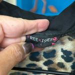 Free Kisses Y2k leopard print button down top Photo 4