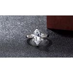 Boutique 2 Ct Marquise Simulated Diamond Engagement Ring, Size 7 NEW Photo 11