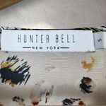 Hunter Bell  Silk‎ Brushstroke Animal Print Leopard Finley Blouse Sz S Photo 1