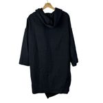 Fog Linen Work Navy Blue Linen Drape Trench Coat M Size M Photo 1